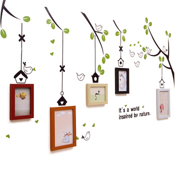 Photo Wall Background Wall Clip Children's Room Hanging Photo Wall Without Nails Photo Frame Hanging Wall Small Fresh Ins Twine